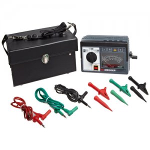 megger-212159-mj159-major-megger-hand-cranked-insulation-resistance-tester-100-250-500-1000-v-2-gohms